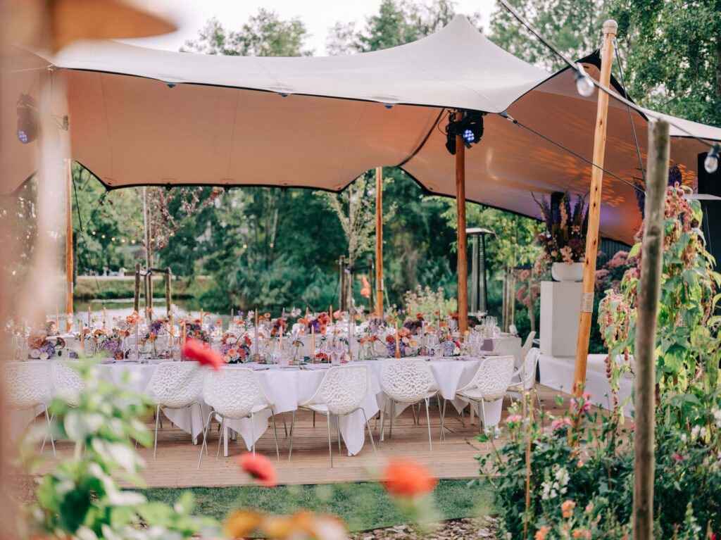 Table Setting Floral Garden Wedding